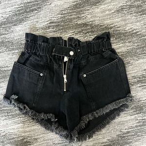 SEA Size 2 black denim shorts